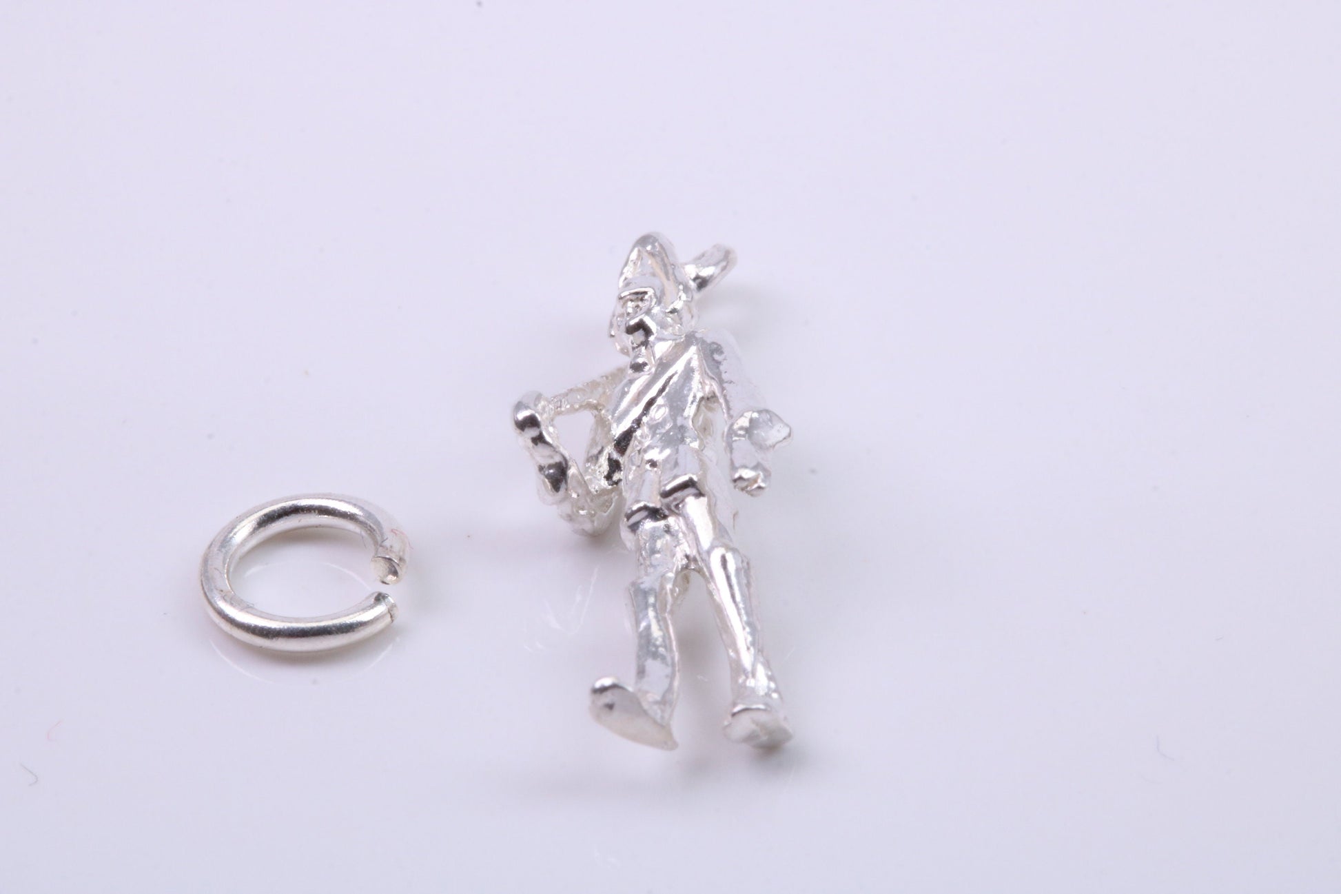 Royal Guard Charm, Traditional Charm, Made from Solid 925 Grade Sterling Silver, Complete with Attachment Link