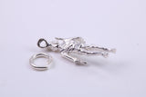 Royal Guard Charm, Traditional Charm, Made from Solid 925 Grade Sterling Silver, Complete with Attachment Link