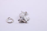 Game Bird Charm, Traditional Charm, Made from Solid 925 Grade Sterling Silver, Complete with Attachment Link
