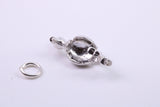 Walking Duck Charm, Traditional Charm, Made from Solid Cast 925 Grade Sterling Silver, Complete with Attachment Link