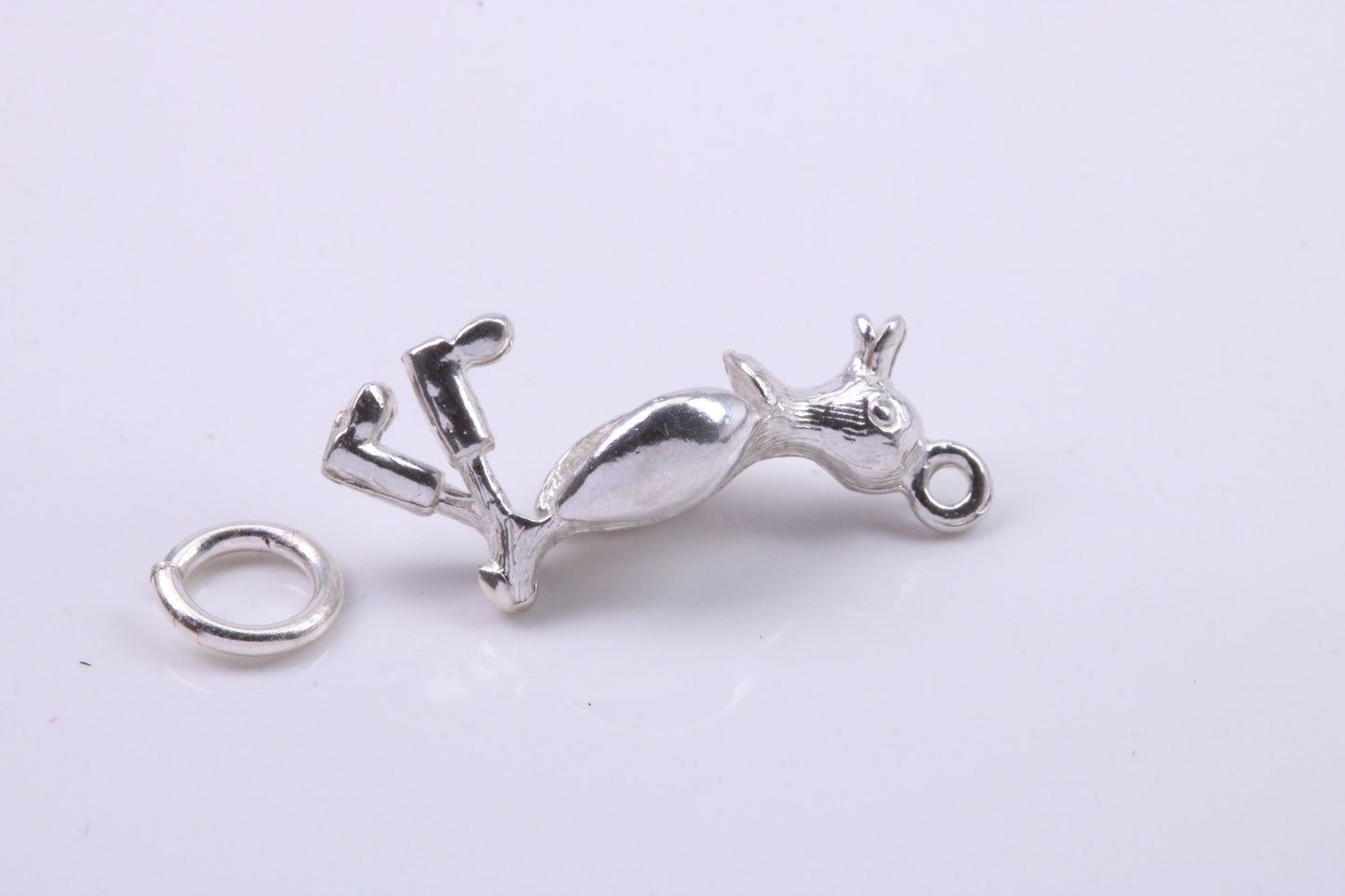 Walking Duck Charm, Traditional Charm, Made from Solid 925 Grade Sterling Silver, Complete with Attachment Link