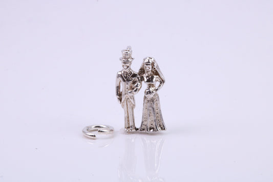 The Vow Charm, Traditional Charm, Made from Solid 925 Grade Sterling Silver, Complete with Attachment Link