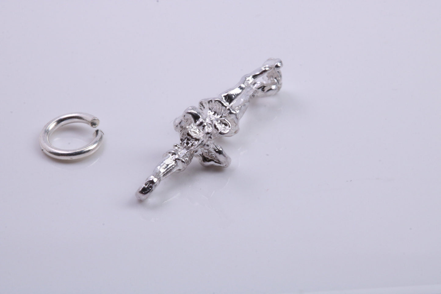Pied Piper of Hamelin Charm, Traditional Charm, Made from Solid 925 Grade Sterling Silver, Complete with Attachment Link