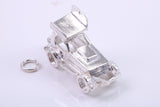 Stock Car Charm, Traditional Charm, Made from Solid 925 Grade Sterling Silver, Complete with Attachment Link