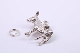 Farm Mule Charm, Traditional Charm, Made from Solid 925 Grade Sterling Silver, Complete with Attachment Link