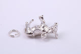 Farm Mule Charm, Traditional Charm, Made from Solid 925 Grade Sterling Silver, Complete with Attachment Link