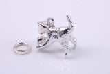 Cat Charm, Traditional Charm, Made from Solid 925 Grade Sterling Silver, Complete with Attachment Link