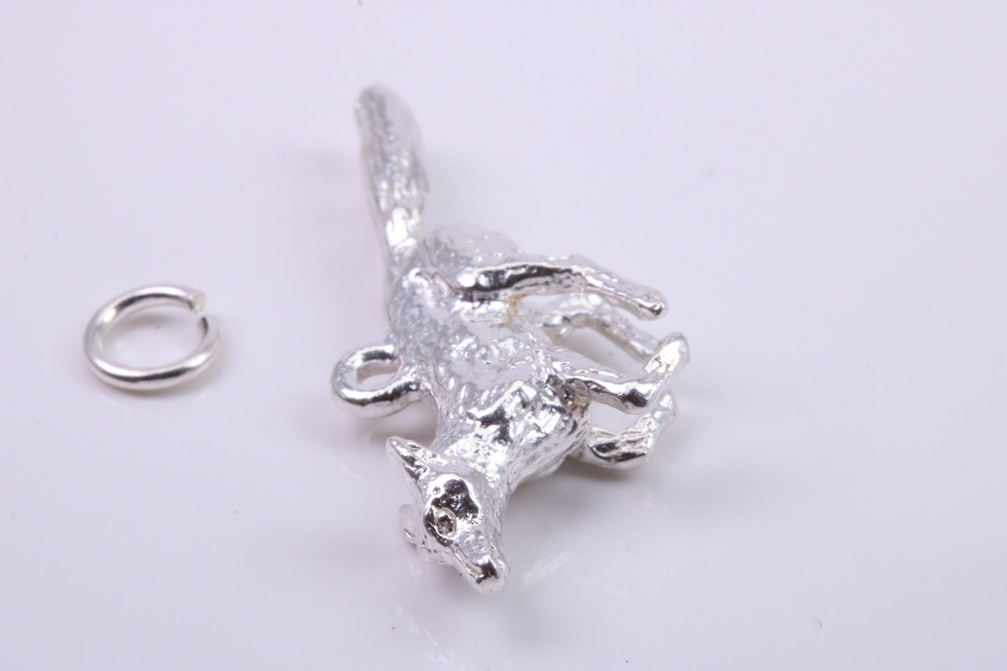 Greyhound Dog Charm, Traditional Charm, Made from Solid 925 Grade Sterling Silver, Complete with Attachment Link