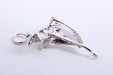 Sailing Boat Charm, Traditional Charm, Made from Solid 925 Grade Sterling Silver, Complete with Attachment Link