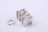 Iconic London Marble Arch Charm, Traditional Charm, Made from Solid 925 Grade Sterling Silver, Complete with Attachment Link