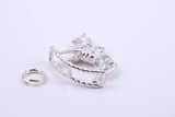 Rocking Horse Charm, Traditional Charm, Made from Solid 925 Grade Sterling Silver, Complete with Attachment Link