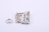 Watermill Charm, Traditional Charm, Made from Solid 925 Grade Sterling Silver, Complete with Attachment Link