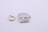 Cigar Lighter Charm, Traditional Charm, Made from Solid 925 Grade Sterling Silver, Complete with Attachment Link