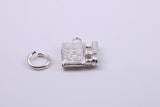 Cigar Lighter Charm, Traditional Charm, Made from Solid 925 Grade Sterling Silver, Complete with Attachment Link
