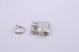 Cigar Lighter Charm, Traditional Charm, Made from Solid 925 Grade Sterling Silver, Complete with Attachment Link