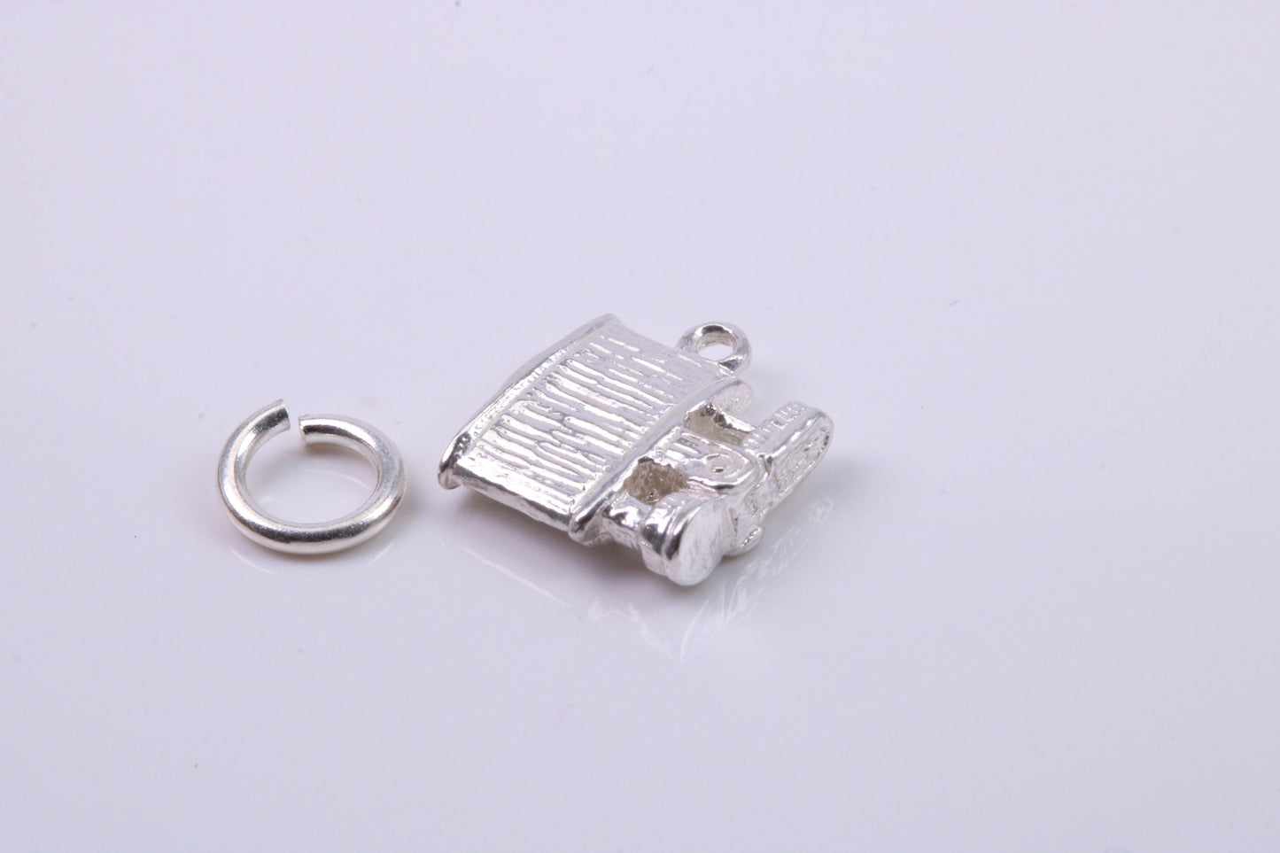 Cigar Lighter Charm, Traditional Charm, Made from Solid 925 Grade Sterling Silver, Complete with Attachment Link