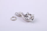 Elf Charm, Traditional Charm, Made from Solid 925 Grade Sterling Silver, Complete with Attachment Link
