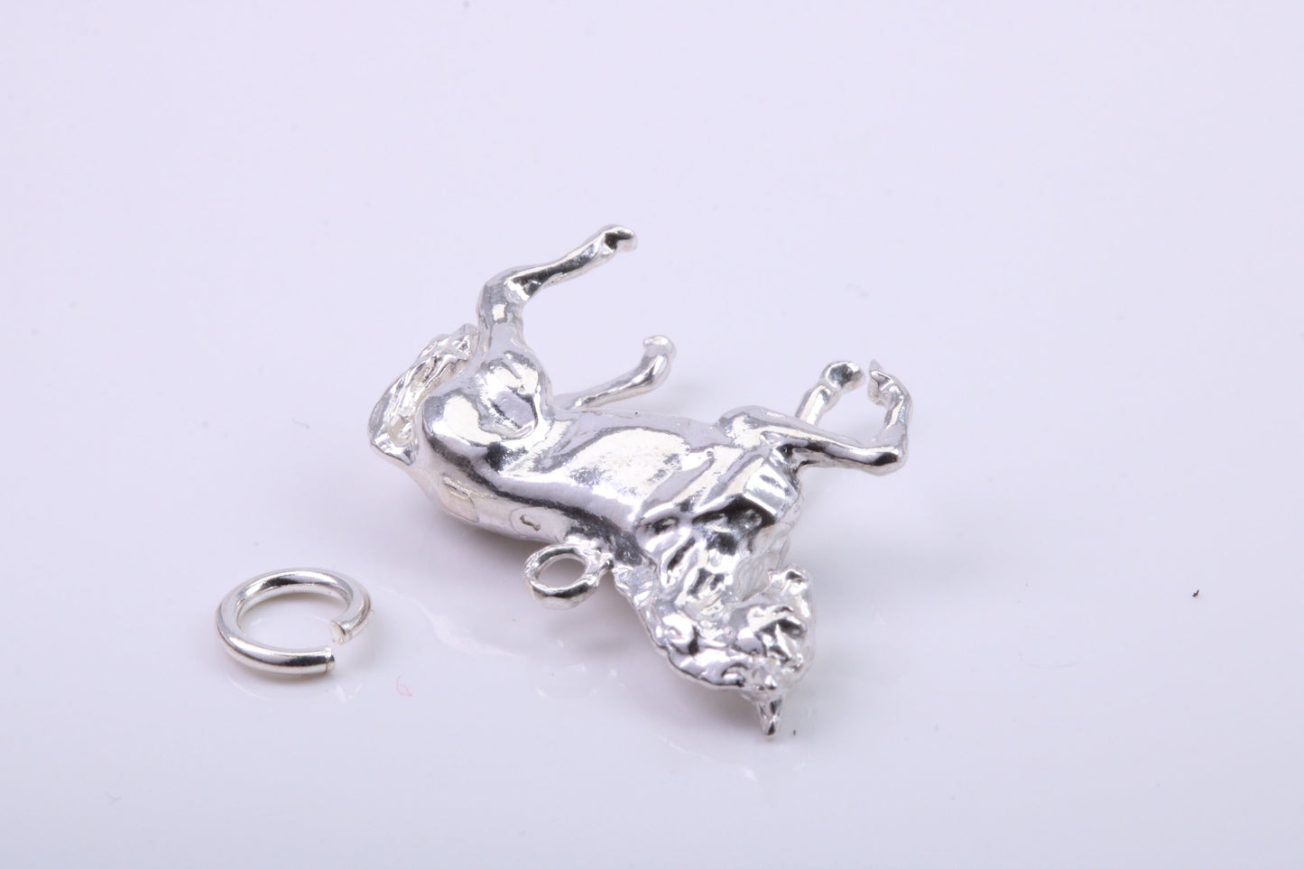 Stallion Charm, Traditional Charm, Made from Solid 925 Grade Sterling Silver, Complete with Attachment Link