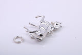 Stallion Charm, Traditional Charm, Made from Solid 925 Grade Sterling Silver, Complete with Attachment Link