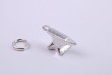 Blacksmiths Anvil Charm, Traditional Charm, Made from Solid 925 Grade Sterling Silver, Complete with Attachment Link