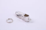 Trainer Shoe Charm, Traditional Charm, Made from Solid 925 Grade Sterling Silver, Complete with Attachment Link