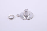 Welsh Hat Charm, Traditional Charm, Made from Solid 925 Grade Sterling Silver, Complete with Attachment Link