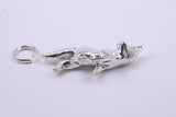 Fox Charm, Traditional Charm, Made from Solid 925 Grade Sterling Silver, Complete with Attachment Link