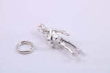 Royal Guard Charm, Traditional Charm, Made from Solid 925 Grade Sterling Silver, Complete with Attachment Link