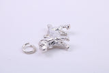 Pointer Dog Charm, Traditional Charm, Made from Solid 925 Grade Sterling Silver, Complete with Attachment Link