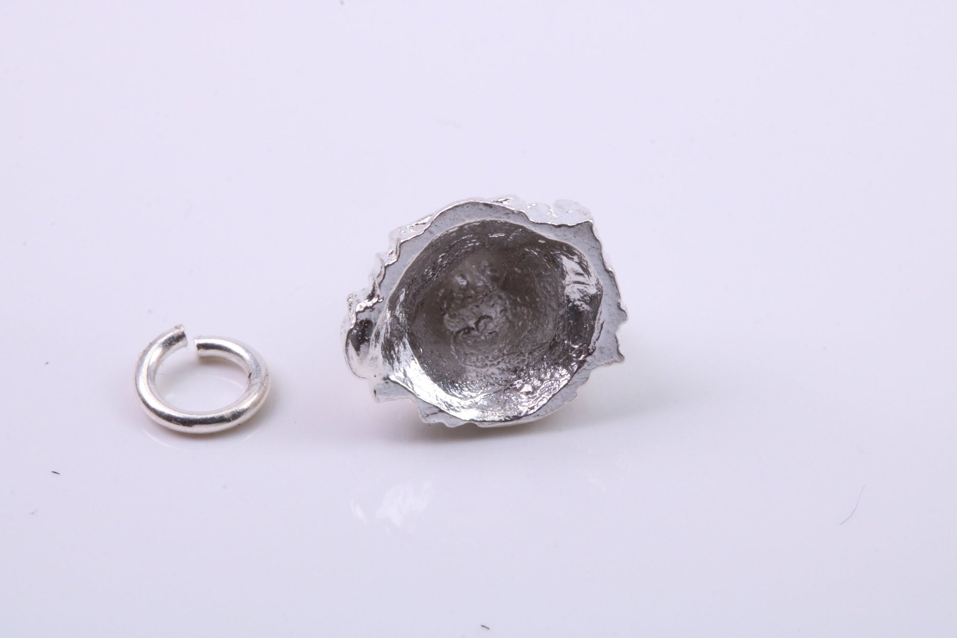 Domed Cathedral Charm, Traditional Charm, Made from Solid 925 Grade Sterling Silver, Complete with Attachment Link