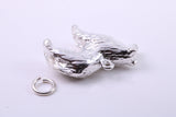 Collie Dog Charm, Traditional Charm, Made from Solid 925 Grade Sterling Silver, Complete with Attachment Link