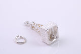 Navigation Buoy Charm, Traditional Charm, Made from Solid 925 Grade Sterling Silver, Complete with Attachment Link