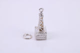 Navigation Buoy Charm, Traditional Charm, Made from Solid 925 Grade Sterling Silver, Complete with Attachment Link