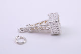 Navigation Buoy Charm, Traditional Charm, Made from Solid 925 Grade Sterling Silver, Complete with Attachment Link