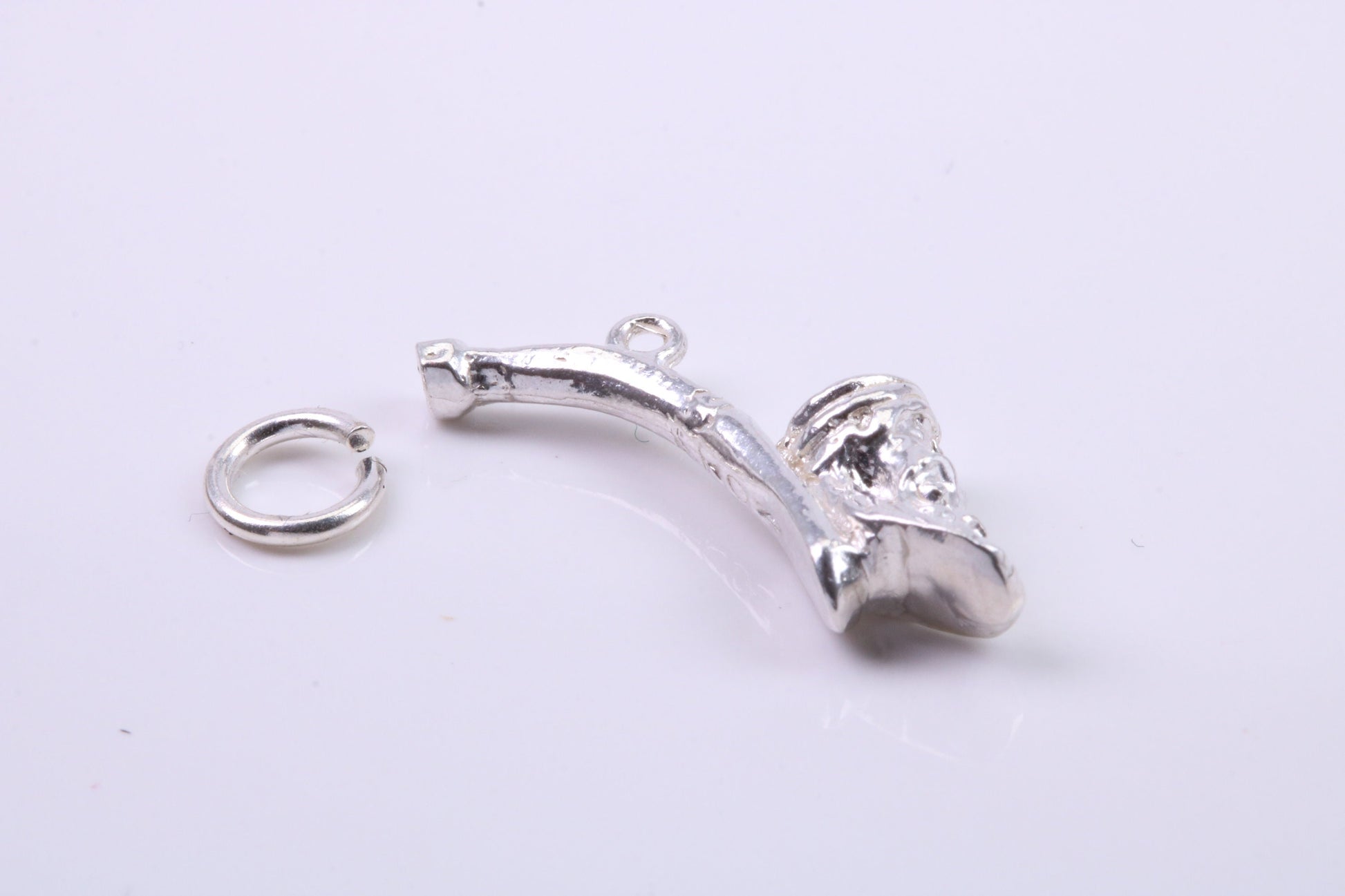 Saxophone Charm, Traditional Charm, Made from Solid 925 Grade Sterling Silver, Complete with Attachment Link