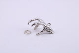 Claw Charm, Traditional Charm, Made from Solid 925 Grade Sterling Silver, Complete with Attachment Link
