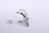 Claw Charm, Traditional Charm, Made from Solid 925 Grade Sterling Silver, Complete with Attachment Link