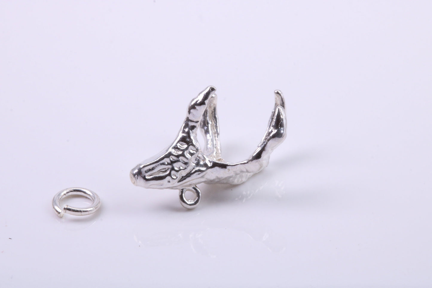 Claw Charm, Traditional Charm, Made from Solid 925 Grade Sterling Silver, Complete with Attachment Link