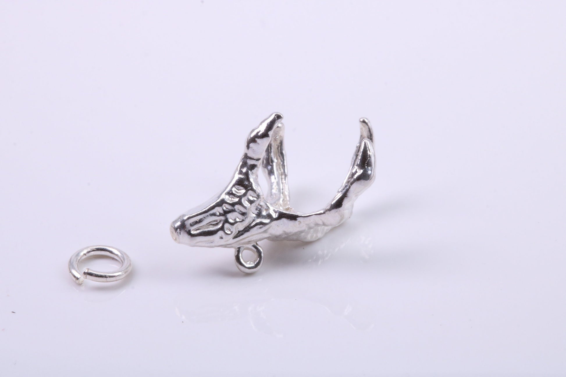 Claw Charm, Traditional Charm, Made from Solid 925 Grade Sterling Silver, Complete with Attachment Link