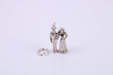 The Vow Charm, Traditional Charm, Made from Solid 925 Grade Sterling Silver, Complete with Attachment Link