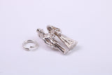 The Vow Charm, Traditional Charm, Made from Solid 925 Grade Sterling Silver, Complete with Attachment Link