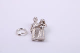 The Vow Charm, Traditional Charm, Made from Solid 925 Grade Sterling Silver, Complete with Attachment Link