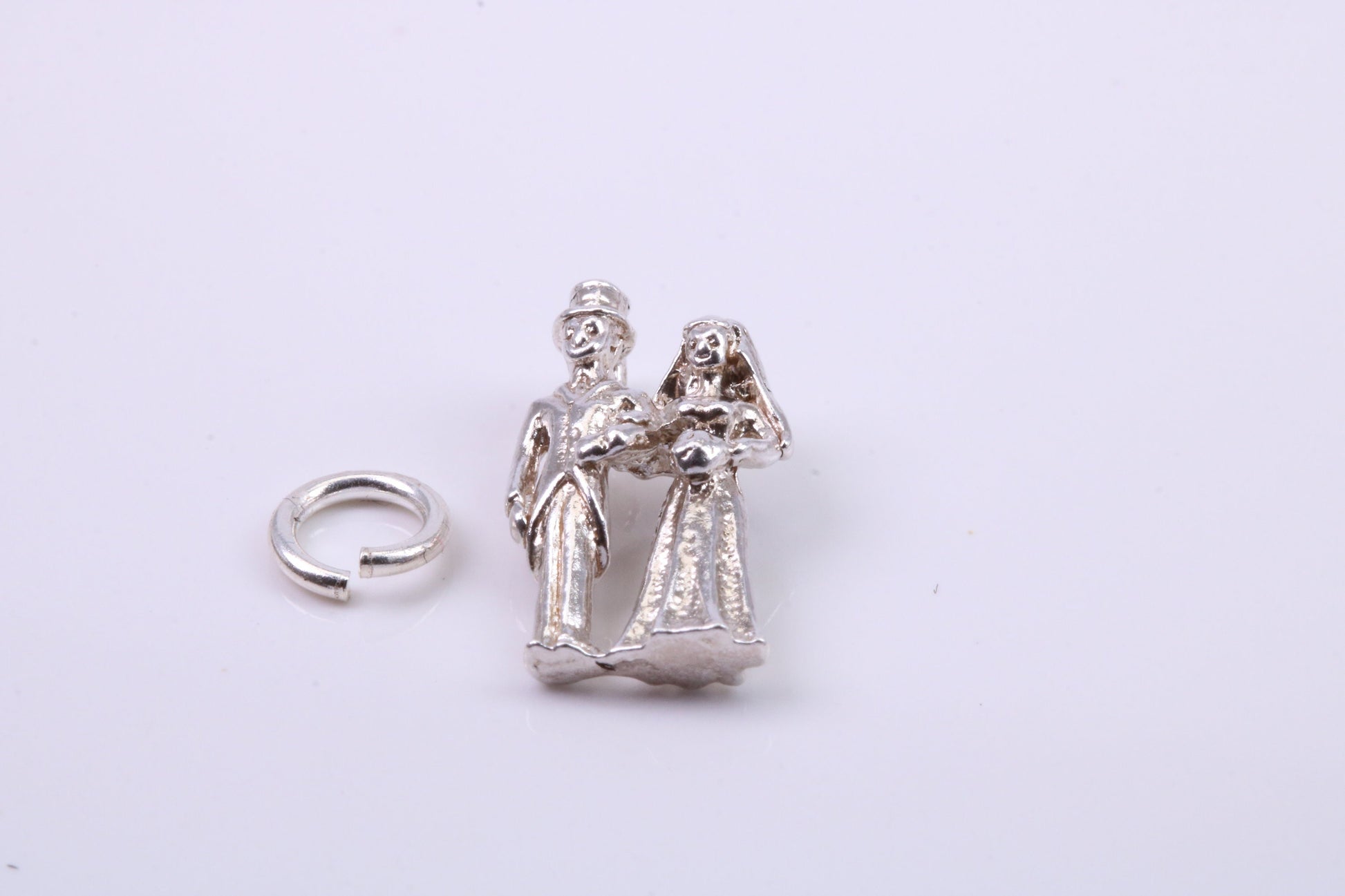 The Vow Charm, Traditional Charm, Made from Solid 925 Grade Sterling Silver, Complete with Attachment Link