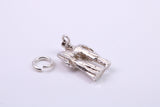 The Vow Charm, Traditional Charm, Made from Solid 925 Grade Sterling Silver, Complete with Attachment Link