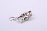 The Vow Charm, Traditional Charm, Made from Solid 925 Grade Sterling Silver, Complete with Attachment Link