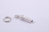 Iconic London Big Ben Charm, Traditional Charm, Made from Solid 925 Grade Sterling Silver, Complete with Attachment Link