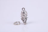 Shakespeare Charm, Traditional Charm, Made from Solid 925 Grade Sterling Silver, Complete with Attachment Link