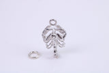 Scorpio Zodiac Sign Charm, Traditional Charm, Made from Solid 925 Grade Sterling Silver, Complete with Attachment Link