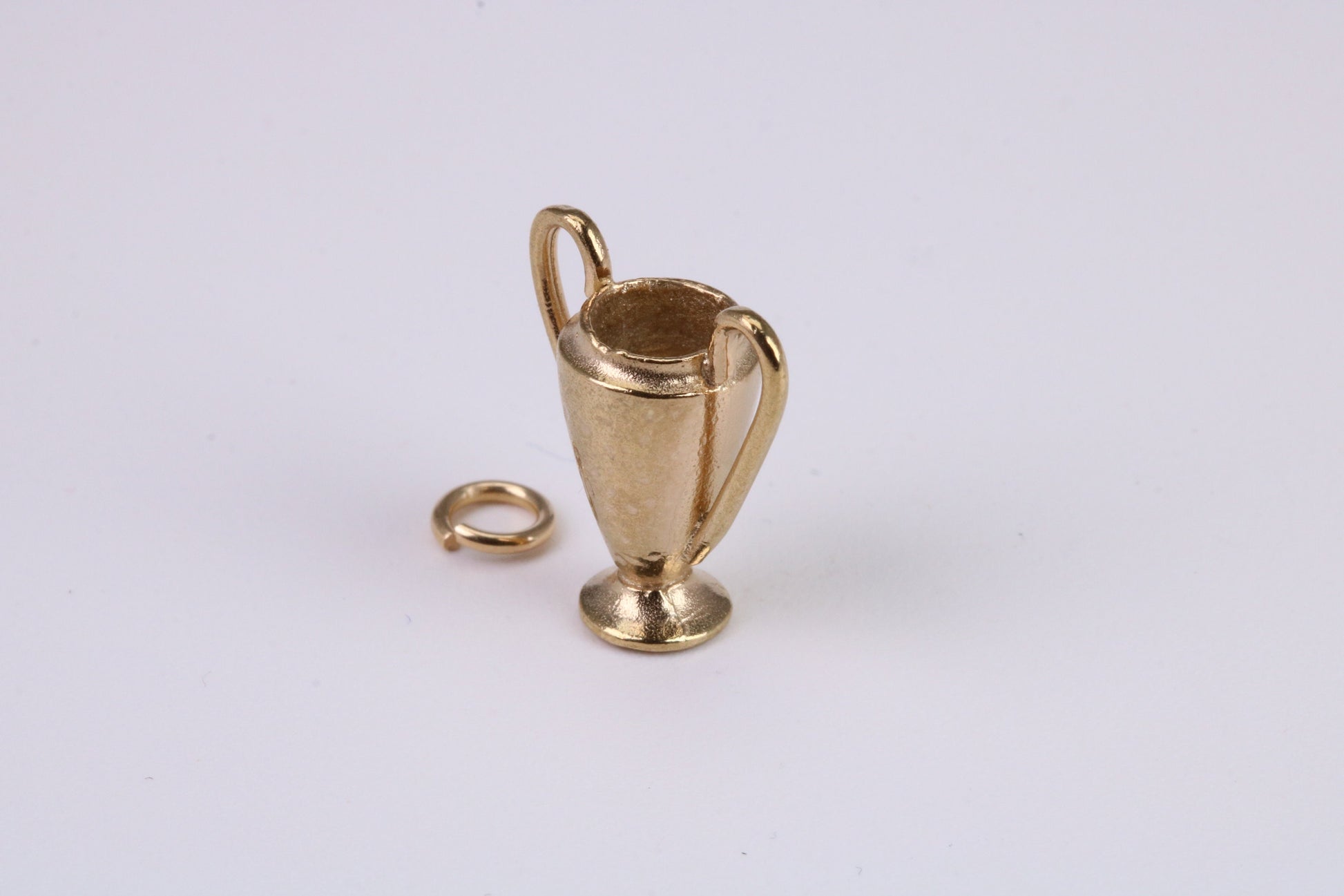 Sports Trophy Charm, Traditional Charm, Made From Solid Cast Yellow Gold with British Hallmark