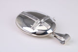 Large 35 mm Long Oval Shaped Locket, Made from Solid Sterling Silver